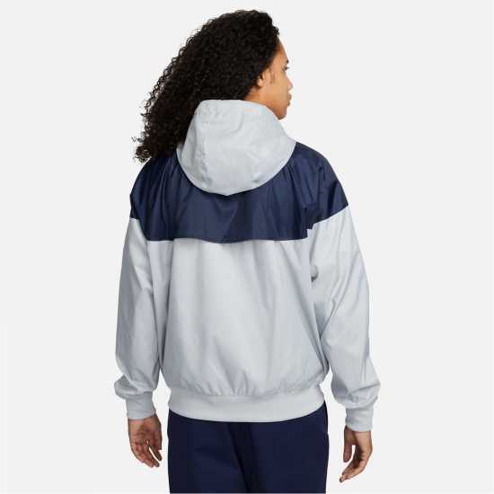 Nike Sportswear Heritage Essentials Windrunner Men's Hooded Jacket Сиво/Черно 