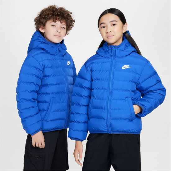 Nike Детско Яке Nsw Filled Jacket Junior Кралско синьо Детски якета и палта