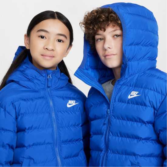 Nike Детско Яке Nsw Filled Jacket Junior Кралско синьо Детски якета и палта