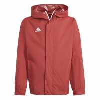 Adidas Яке Момчета Entrada 22 All-Weather Jacket Junior Boys Червено 