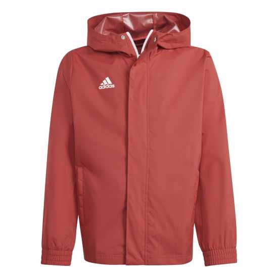 Adidas Яке Момчета Entrada 22 All-Weather Jacket Junior Boys Червено 