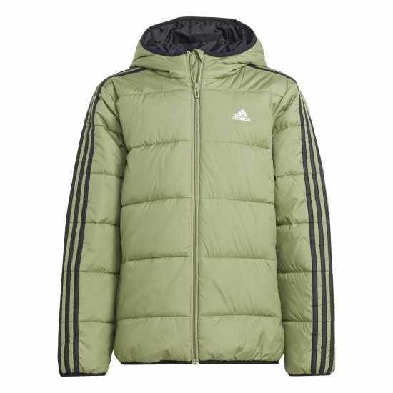 Adidas Детско Яке Essentials 3S Jacket Juniors Зелено/Черно 