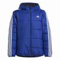 Adidas Детско Яке Essentials 3S Jacket Juniors Синьо/Бяло 