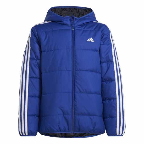 Adidas Детско Яке Essentials 3S Jacket Juniors Синьо/Бяло 