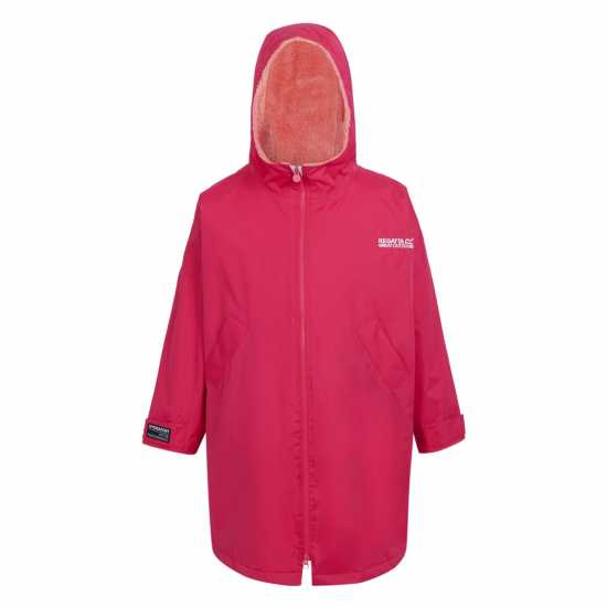 Regatta Waterproof Robe Juniors Розова Захранване Детски якета и палта