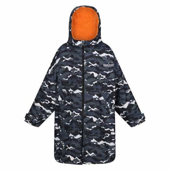 Regatta Waterproof Robe Juniors Черно камуфлаж Детски якета и палта