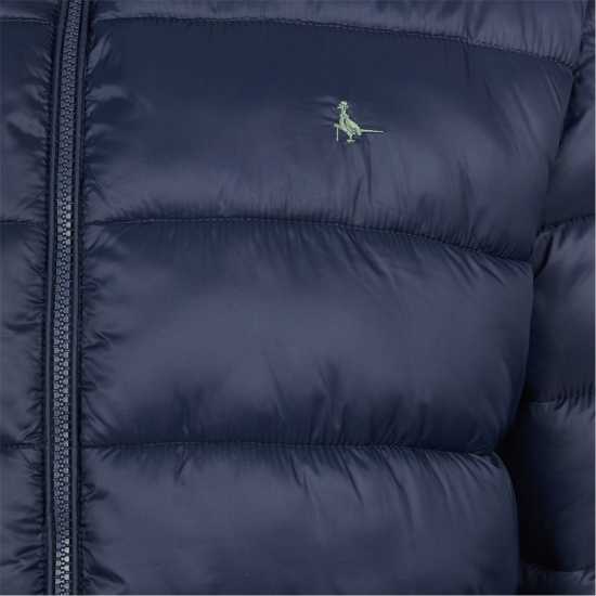 Jack Wills Kershaw Hooded Puffer Jacket Total Eclipse Мъжки грейки