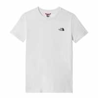 The North Face Teens Simple Dome T-Shirt TNF Бяло FN4 The North Face Kids