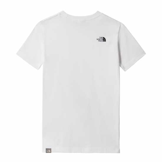 The North Face Teens Simple Dome T-Shirt TNF Бяло FN4 The North Face Kids