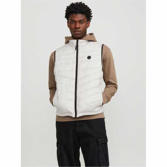 Jack And Jones Hero Puffer Bodywarmer Лунна лъчина Мъжки грейки