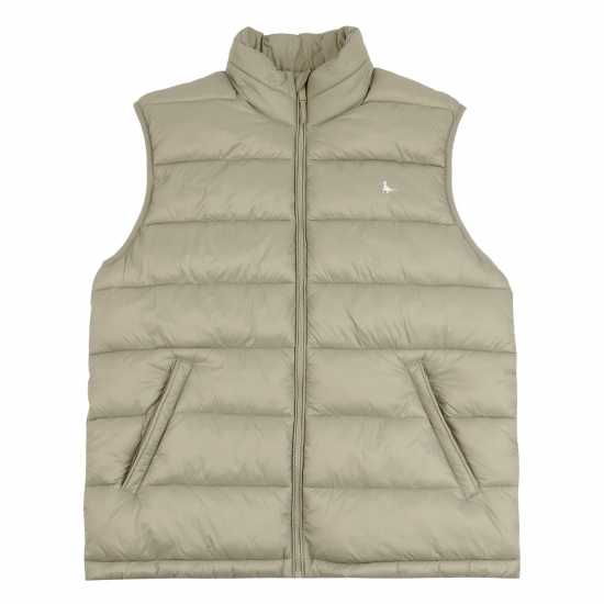 Jack Wills Kershaw Lightweight Puffer Gilet Laurel Oak Мъжки грейки