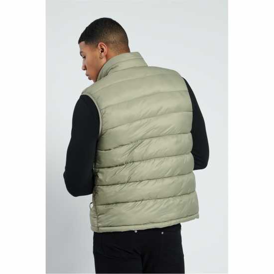 Jack Wills Kershaw Lightweight Puffer Gilet Laurel Oak Мъжки грейки