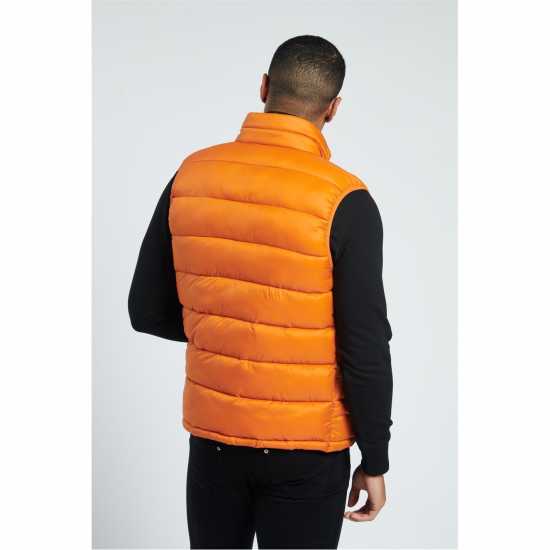 Jack Wills Kershaw Lightweight Puffer Gilet Burnt Orange Мъжки грейки