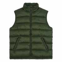 Jack Wills Kershaw Lightweight Puffer Gilet Kombu Green Мъжки грейки