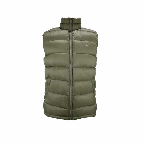 Jack Wills Kershaw Lightweight Puffer Gilet Тъмно кафяво 