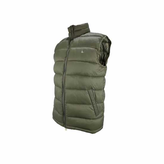 Jack Wills Kershaw Lightweight Puffer Gilet Тъмно кафяво 