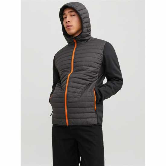 Jack And Jones Quilted Puffer Jacket Асфалт Мъжки грейки