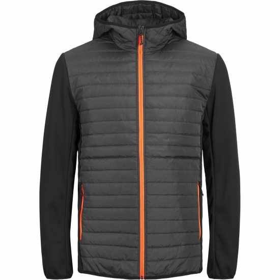 Jack And Jones Quilted Puffer Jacket Асфалт Мъжки грейки