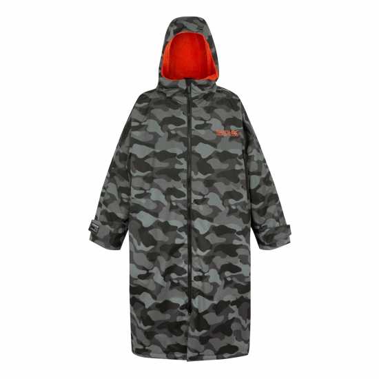 Regatta Waterproof Robe Adults Сиво/Черно Кам Мъжки грейки