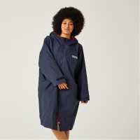 Regatta Waterproof Robe Adults Тъмно син/Оранжев Мъжки грейки