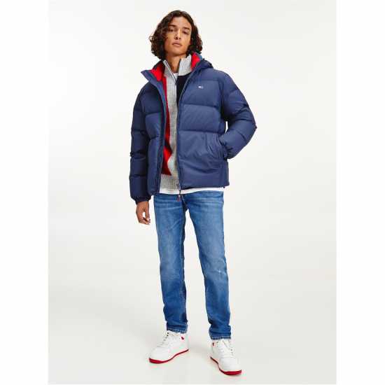 Пухено Яке Tommy Jeans Padded Down Jacket Черна Ирис 