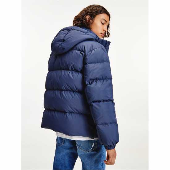 Пухено Яке Tommy Jeans Padded Down Jacket Черна Ирис 