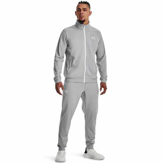 Under Armour Мъжко Яке Tricot Jacket Mens Модерен сив Мъжки грейки