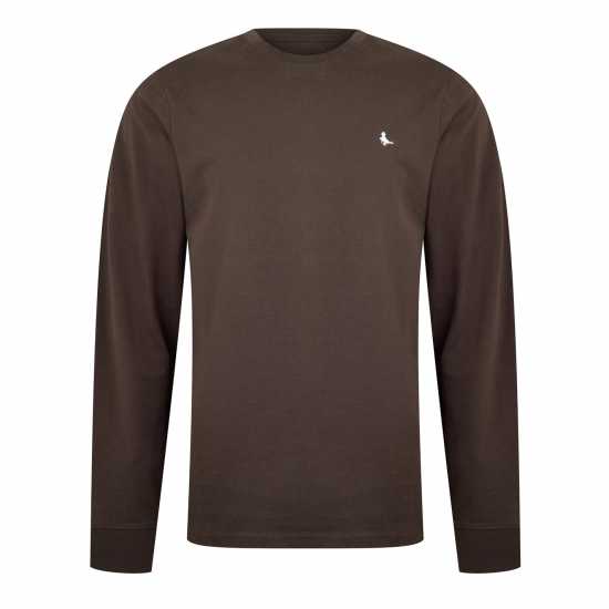 Jack Wills Sandleford Long Sleeve T-Shirt Какао 