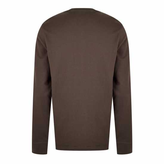 Jack Wills Sandleford Long Sleeve T-Shirt Какао 