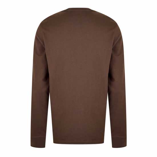 Jack Wills Sandleford Long Sleeve T-Shirt Какао 