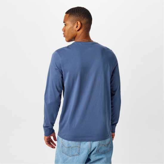 Jack Wills Sandleford Long Sleeve T-Shirt Винтажно индиго 