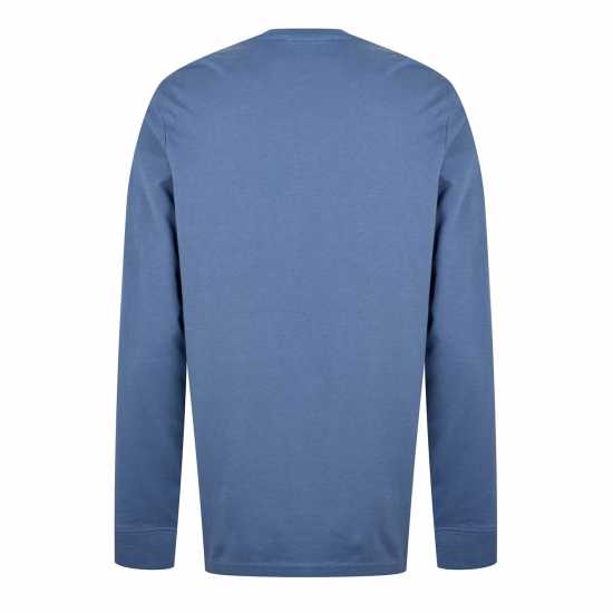 Jack Wills Sandleford Long Sleeve T-Shirt Винтажно индиго 