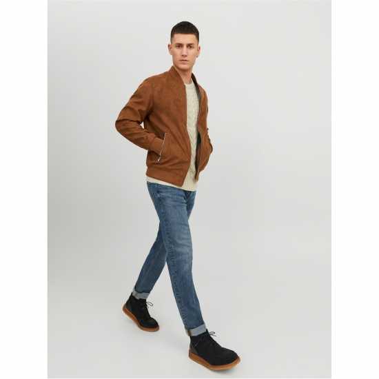 Jack And Jones Faux Suede Bomber Коняк 