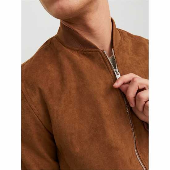 Jack And Jones Faux Suede Bomber Коняк 