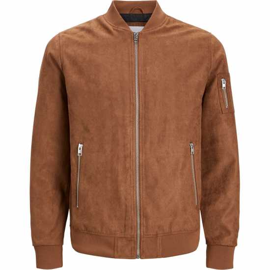 Jack And Jones Faux Suede Bomber Коняк 