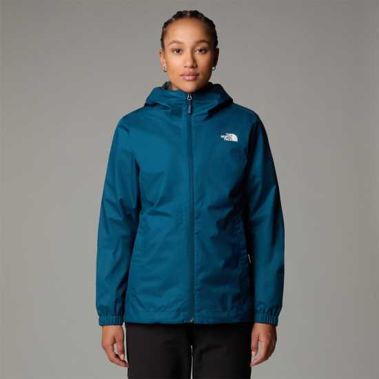 Дамско Яке С Качулка The North Face Tnf Quest Hooded Jacket Womens ПОЛУНОЩНО БЕНЗИН Дамски грейки