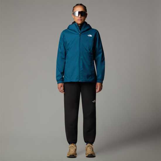 Дамско Яке С Качулка The North Face Tnf Quest Hooded Jacket Womens ПОЛУНОЩНО БЕНЗИН Дамски грейки