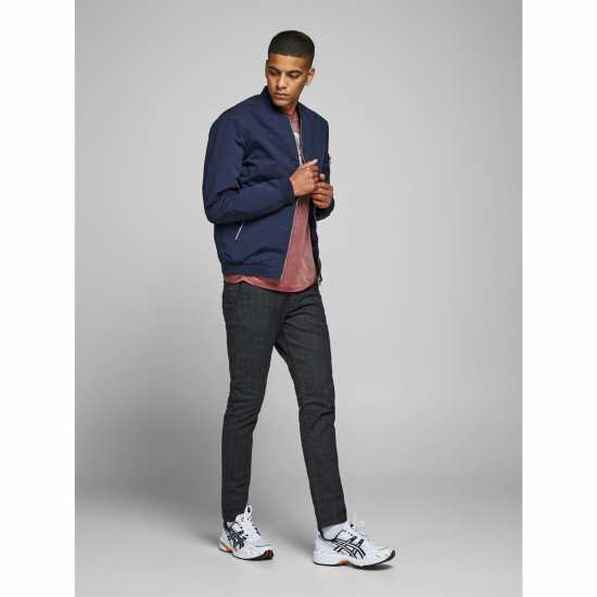 Jack and Jones Rush Bomber Jacket Men's Нави блейзър Мъжки грейки