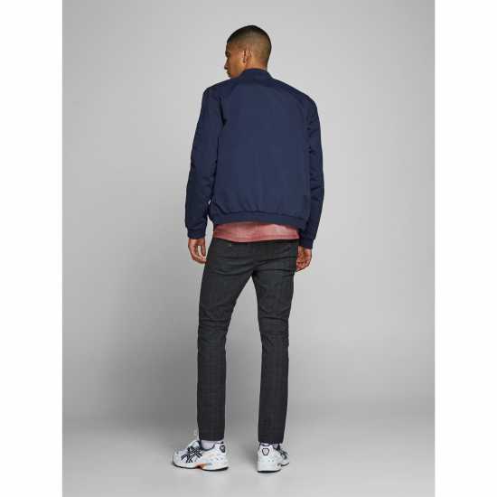 Jack and Jones Rush Bomber Jacket Men's Нави блейзър Мъжки грейки