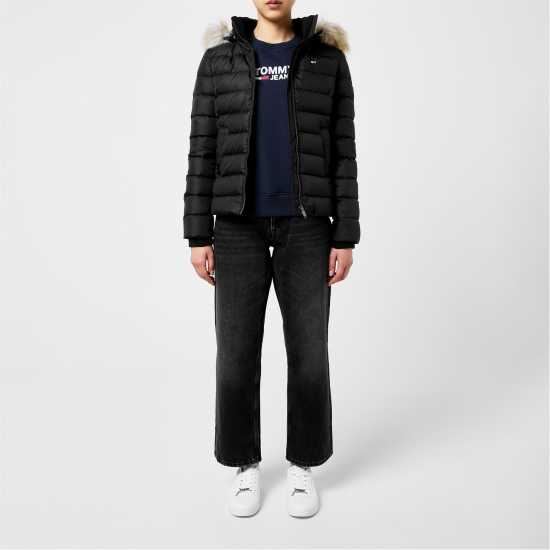 Tommy Jeans Puffer Jacket Черно Дамски якета и палта