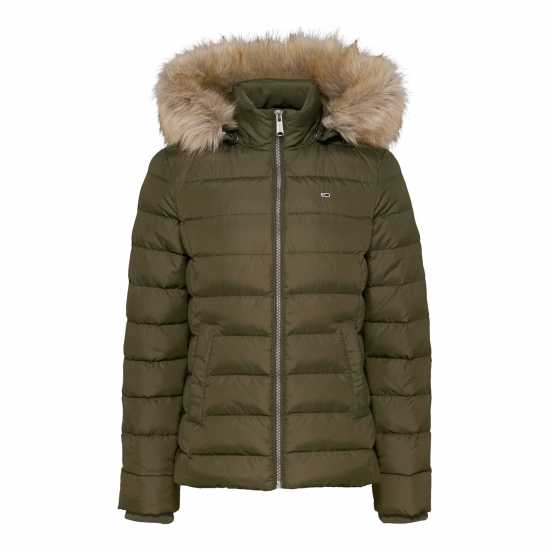 Tommy Jeans Puffer Jacket Умора Зелено Дамски якета и палта