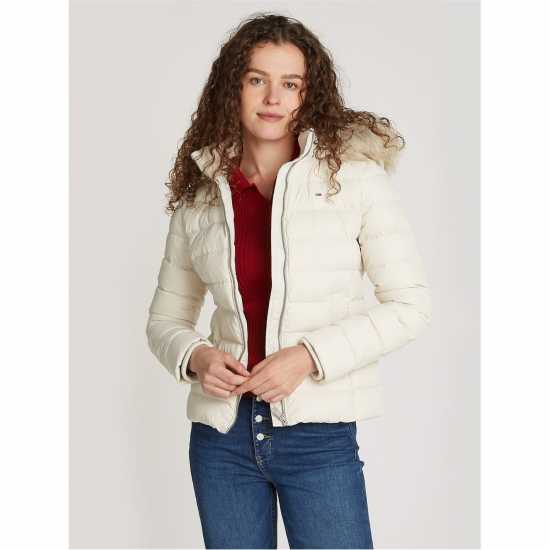 Tommy Jeans Puffer Jacket Новинарска хартия Дамски якета и палта