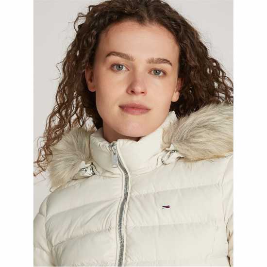 Tommy Jeans Puffer Jacket Новинарска хартия Дамски якета и палта