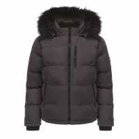 Soulcal Пухено Яке Cal 2 Zip Bubble Jacket For Mens Угъл 