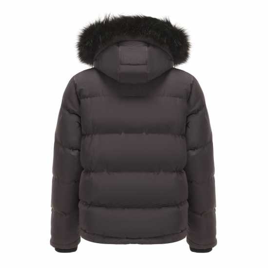 Soulcal Пухено Яке Cal 2 Zip Bubble Jacket For Mens Угъл 