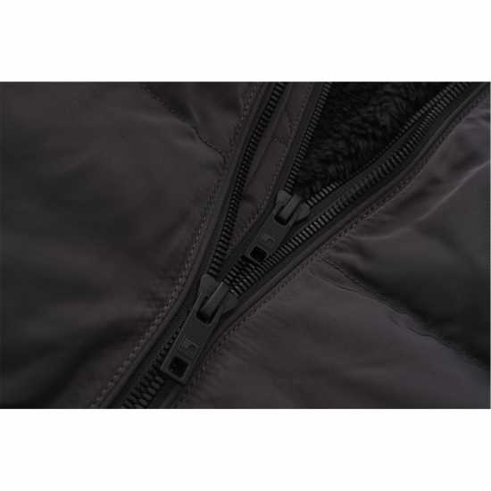 Soulcal Пухено Яке Cal 2 Zip Bubble Jacket For Mens Угъл 