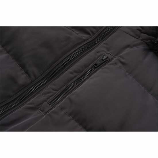 Soulcal Пухено Яке Cal 2 Zip Bubble Jacket For Mens Угъл 