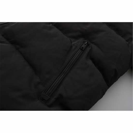 Soulcal Пухено Яке Cal 2 Zip Bubble Jacket For Mens Черно Мъжки грейки