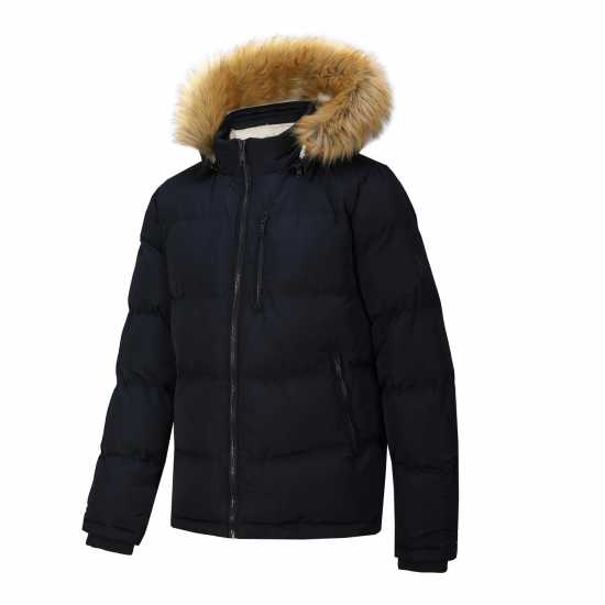 Soulcal Пухено Яке Cal 2 Zip Bubble Jacket For Mens Морска синьо 