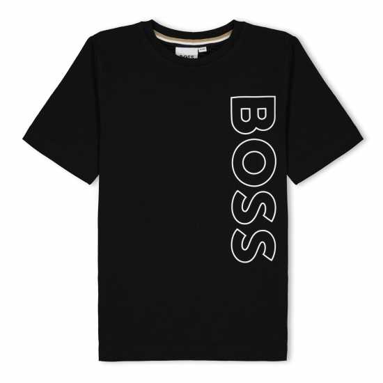 Hugo Boss Boss Large Logo T-Shirt Черно 09B Kids